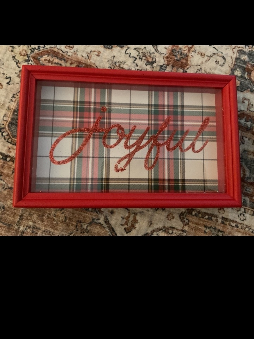 Joyful Christmas Picture NWT